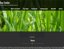 Tablet Screenshot of ecocoolerusa.com
